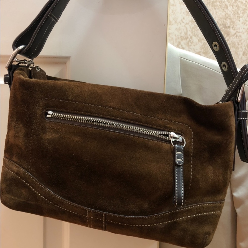 Coach Suede Handbag